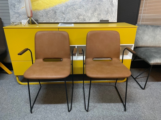 Nr. 48 I Angebot SALE % / Mobitec Stuhl Pamp / 2 Stühle im Set / Stoff / Ausstellungsware sofort verfügbar